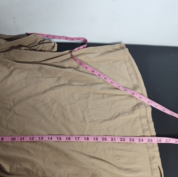 Pomander Place Tuckernuck Vesty Puff Sleeve Top size L Tan - Picture 9 of 9
